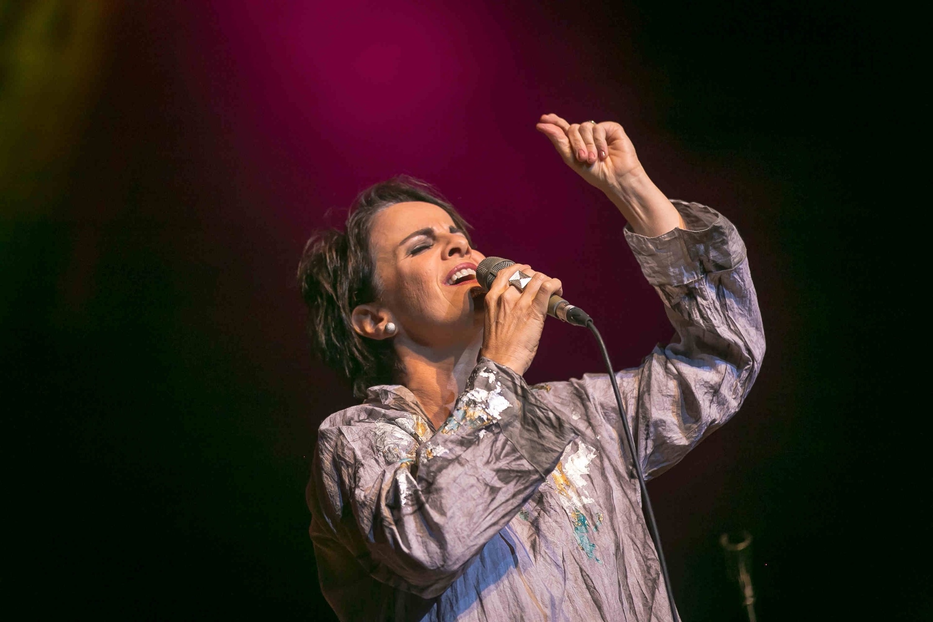 A cantora Leila Pinheiro - Netum Lima