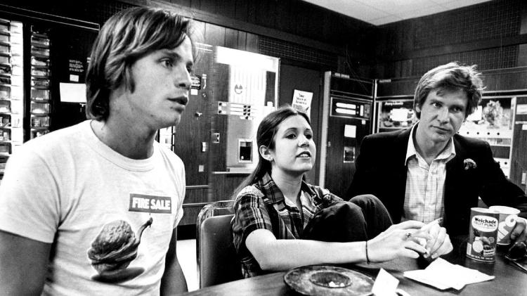 Mark Hamill, Carrie Fisher e Harrison Ford - Reprodução - Reprodução