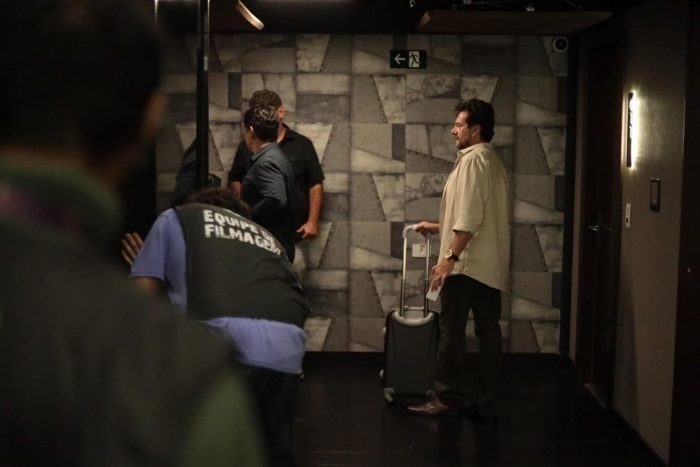 Filmagens de "Polícia Federal - A Lei é Para Todos" no hotel Slaviero Lifestyle, no Rio de Janeiro - Ana Maria Lima/Divulgação
