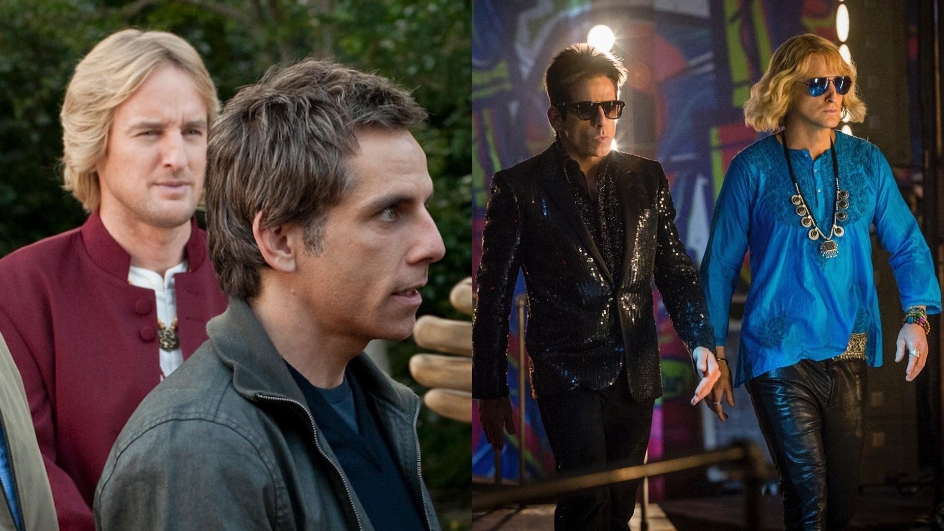 Cenas dos filmes "Entrando Numa Fria Maior Ainda com a Família" (2010), de Paul Weitz e "Zoolander 2" (2016), de Ben Stiller - Reprodução/Montagem