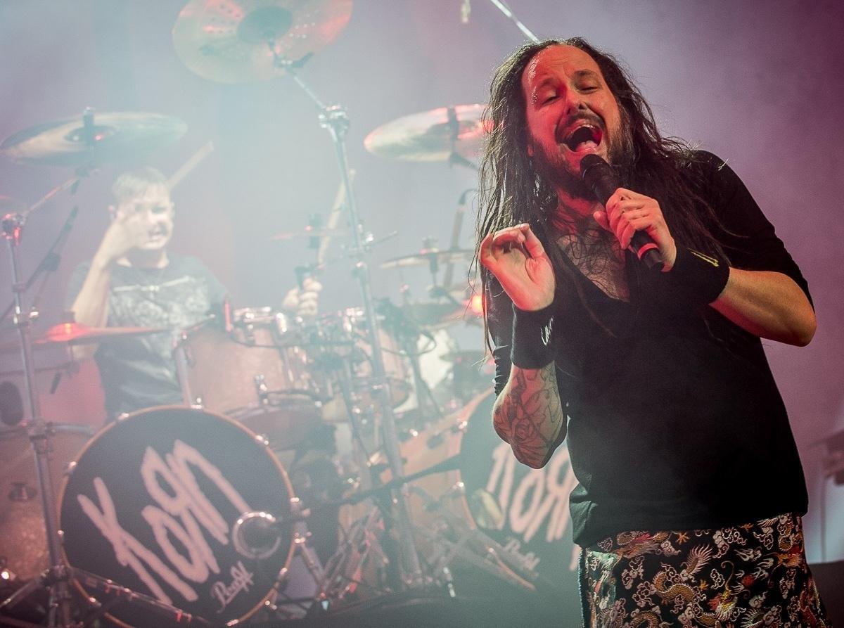 Expoente do new metal, banda americana Korn se apresenta no Espaço das Américas, em São Paulo - Francisco Cepeda/AgNews