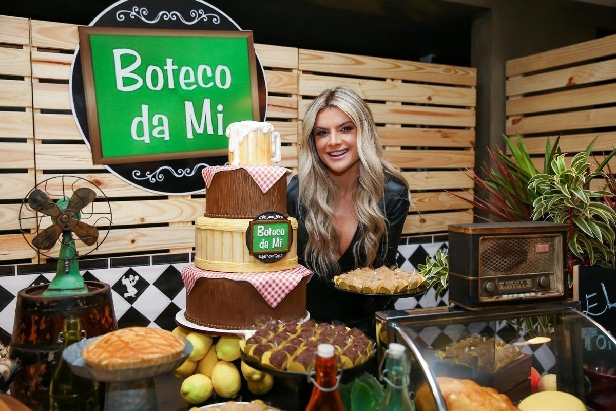 A decoração da festa de Mirella Santos foi inspirada em botecos - Manuela Scarpa/Brazil News