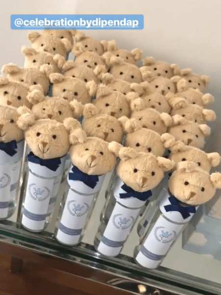 Mais lembrancinhas de maternidade de Teodoro, filho de Michel Teló e Thais Fersoza - Reprodução/Instagram - Reprodução/Instagram