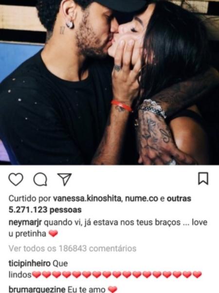Bruna Marquezine se declara para Neymar - Reprodução/Instagram/neymarjr