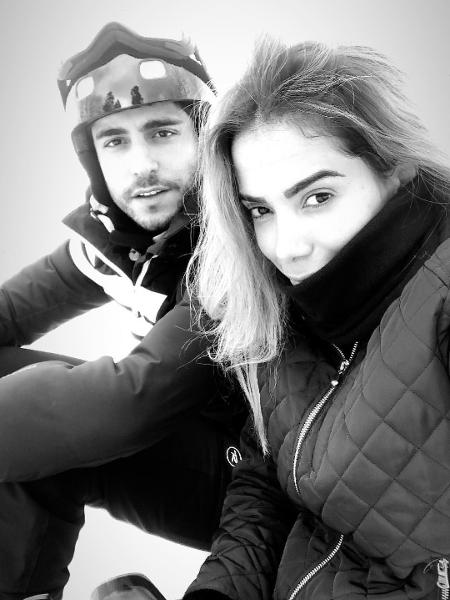 Anitta e o marido Thiago posam na neve - Reprodução/Instagram/anitta - Reprodução/Instagram/anitta