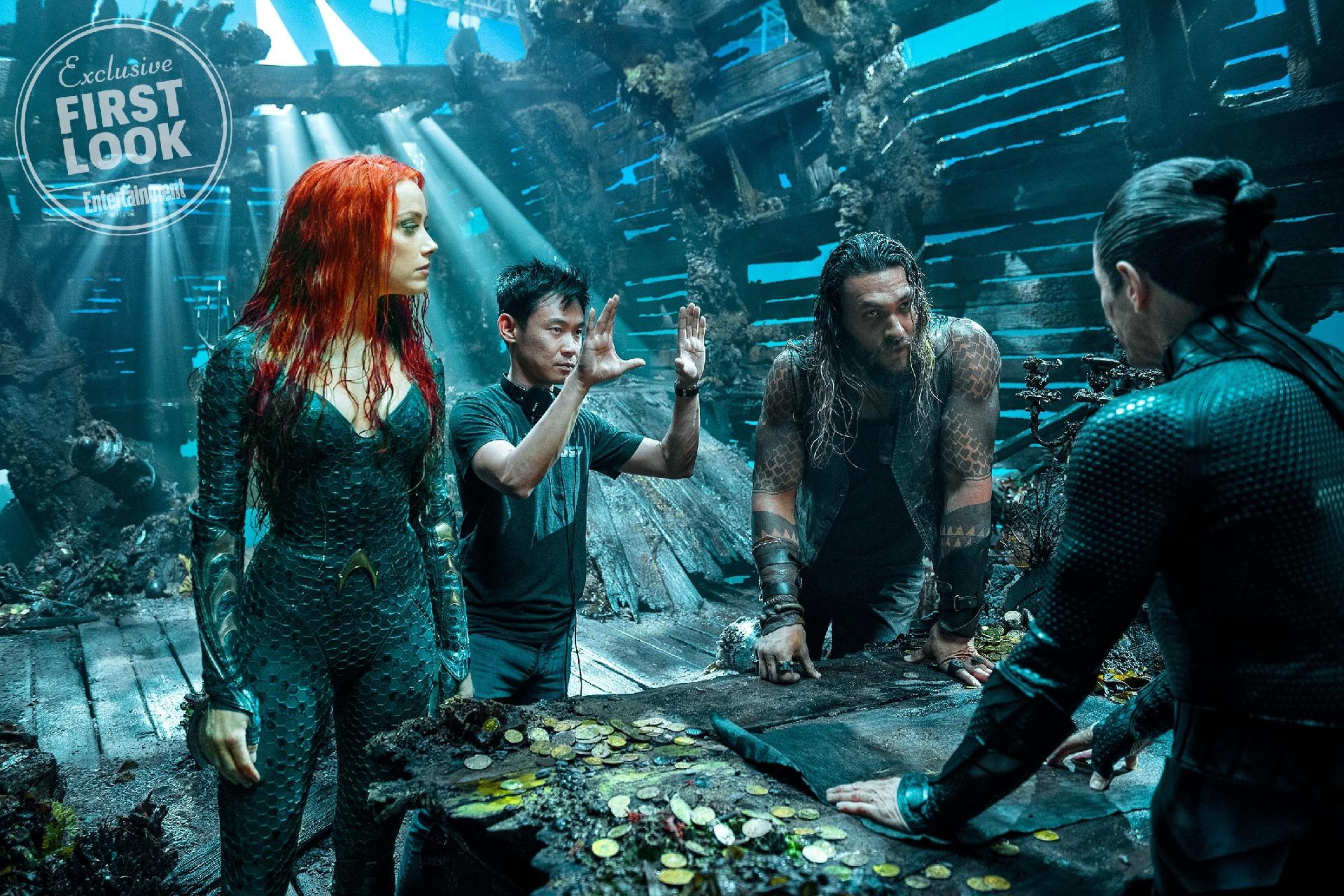 Bastidores do filme Aquaman - Reprodução/EW