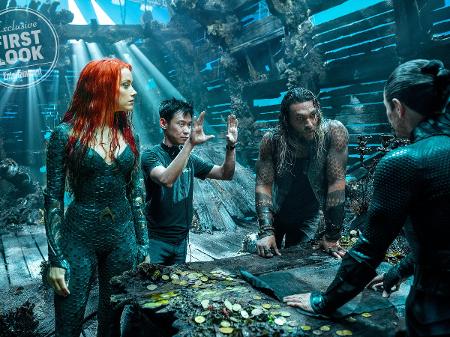Bastidores do filme "Aquaman" - Reprodução/EW