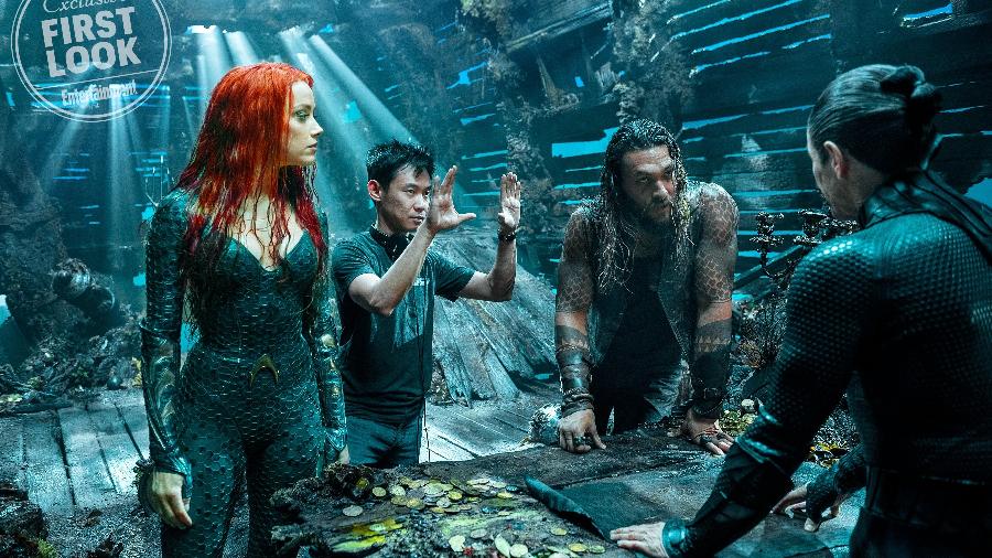 Bastidores do filme "Aquaman" - Reprodução/EW