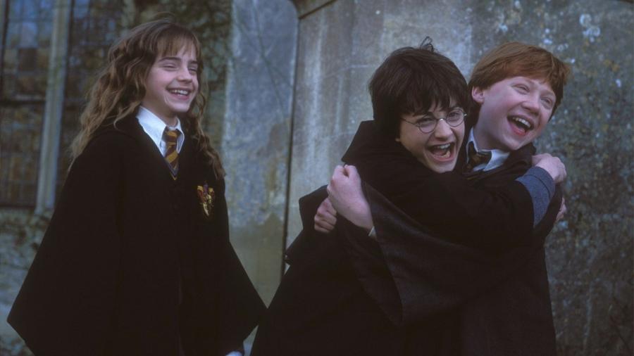 O trio principal de Harry Potter - reprodução/Warner