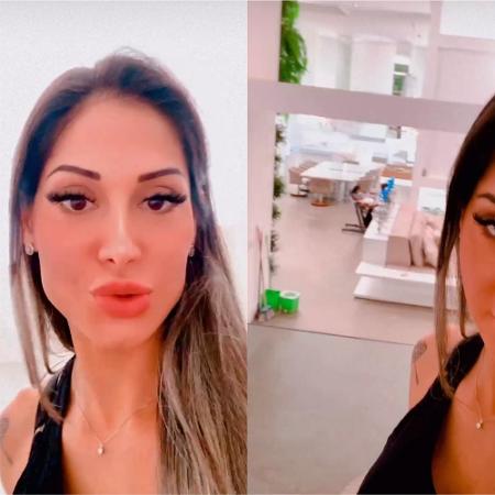 Mayra Cardi exibe sua sala de estar "gigante" - Reprodução / Instagram