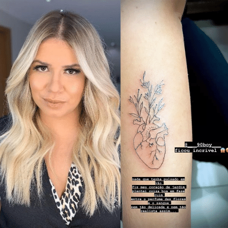Marília Mendonça mostrou nova tatuagem - Reprodução/Instagram