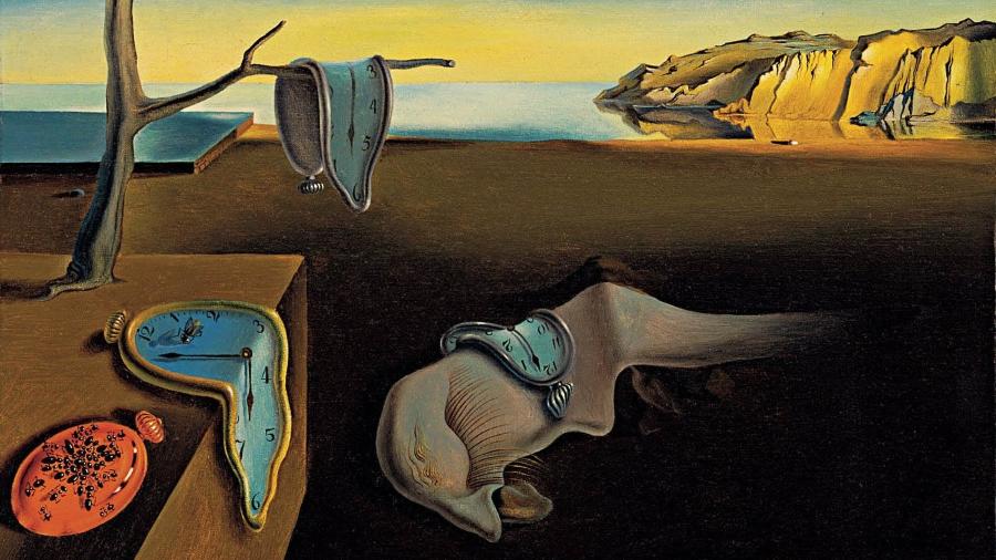 A Persistência da Memória, de Salvador Dalí - Reprodução