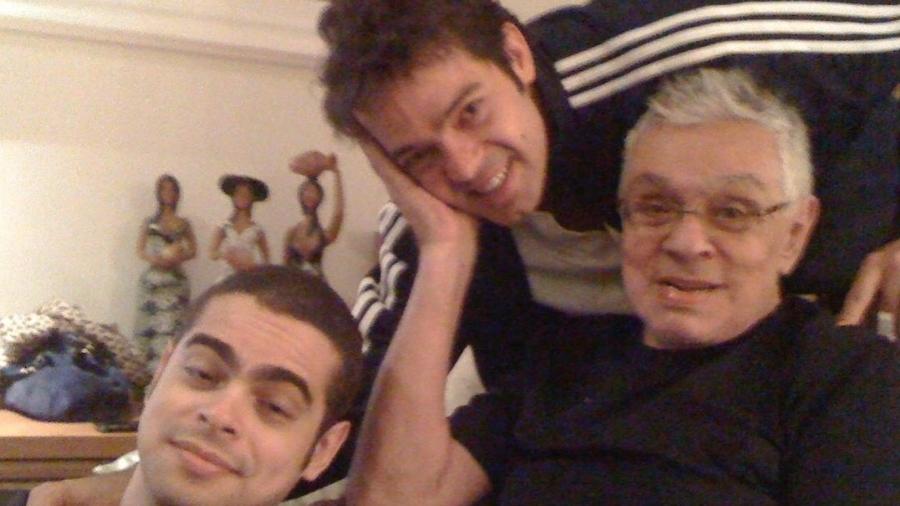 Cícero Chaves, Bruno Mazzeo e Chico Anísio. Cícero faleceu neste domingo (4) - Reprodução/Instagram 
