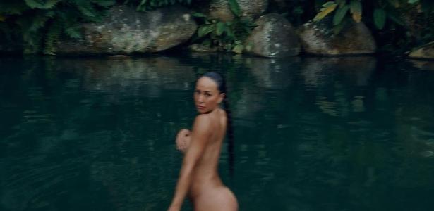 Sabrina Sato compartilha foto nua em cachoeira - Vimarsana News