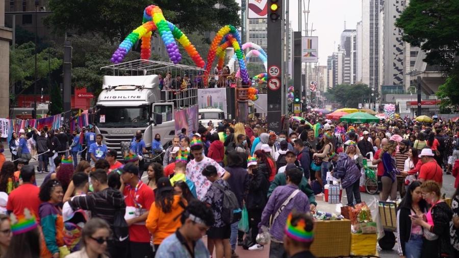 Parada LGBT: 26ª edição do evento, a expectativa é que o público chegue a três milhões de pessoas. - André Porto/UOL