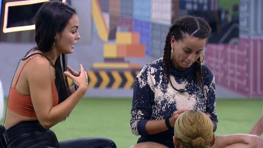 Larissa explica conversa entre Fred e Gabriel Santana sobre votos no BBB 23 - Reprodução/Globoplay