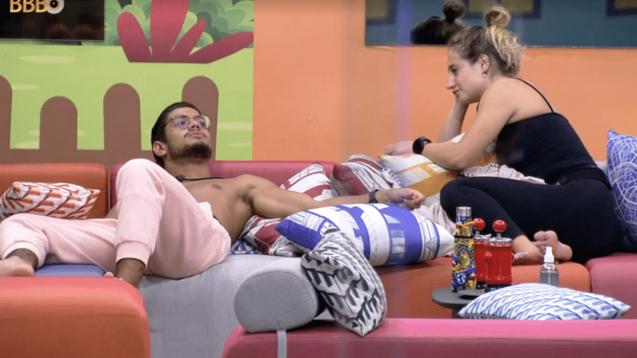 BBB 23: Bruna Griphao e Gabriel Santana dizem não quererem a dinâmica do Jogo da Discórdia hoje - Reprodução/Globoplay