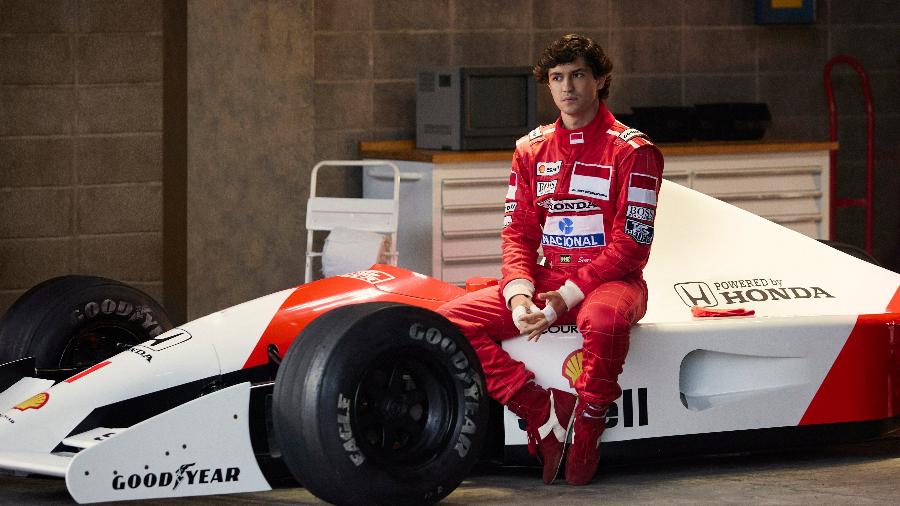 Ayrton (Gabriel Leone) em "Senna" - Netflix