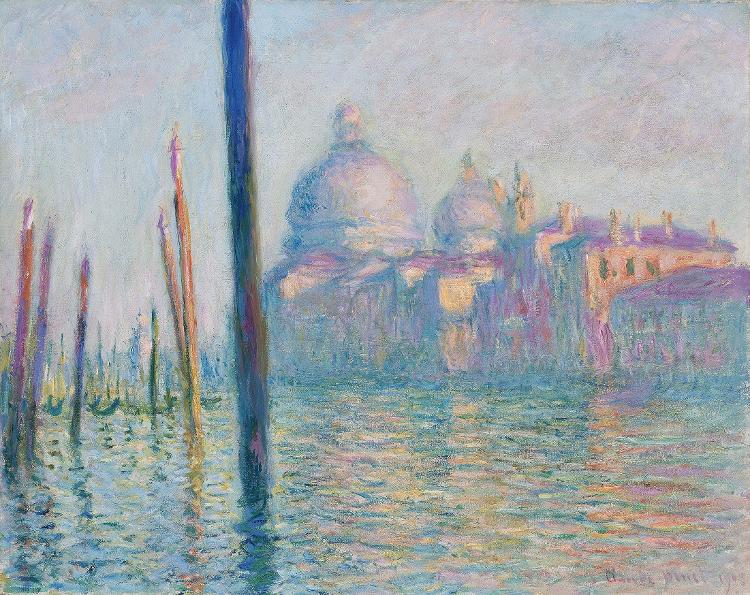 Le Grand Canal, paisagem de Veneza retratada por Monet Le Grand Canal, paisagem de Veneza retratada por Monet