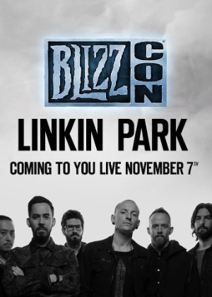 O Linkin park vai tocar pela primeira vez na BlizzCon; bandas como Foo Fighters e Metallica já passaram pela convenção - Divulgação