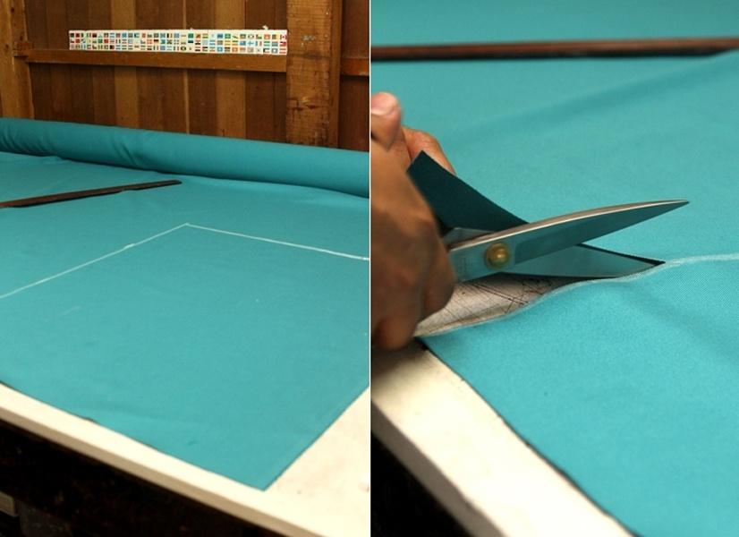 Depois de demarcado o retângulo, corte-o com a tesoura - Aline Arruda/UOL