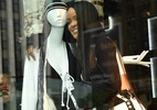 Rihanna vira "estátua humana" em lançamento de sua coleção, nos EUA - Getty Images