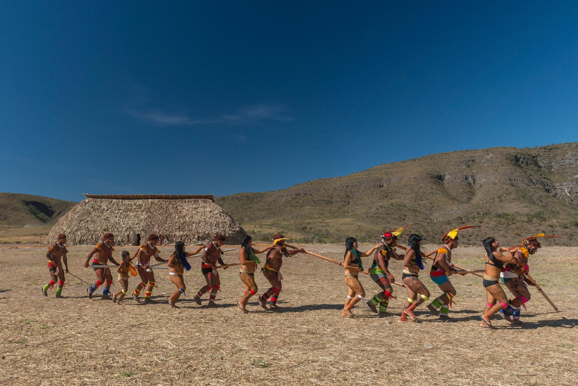 Natiruts durante gravação do videoclipe "Na Positiva" na Chapada dos Veadeiros, em Goiás - André Dib