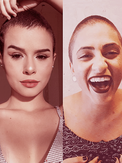 Lindas e carecas: a beleza das mulheres que já rasparam a cabeça