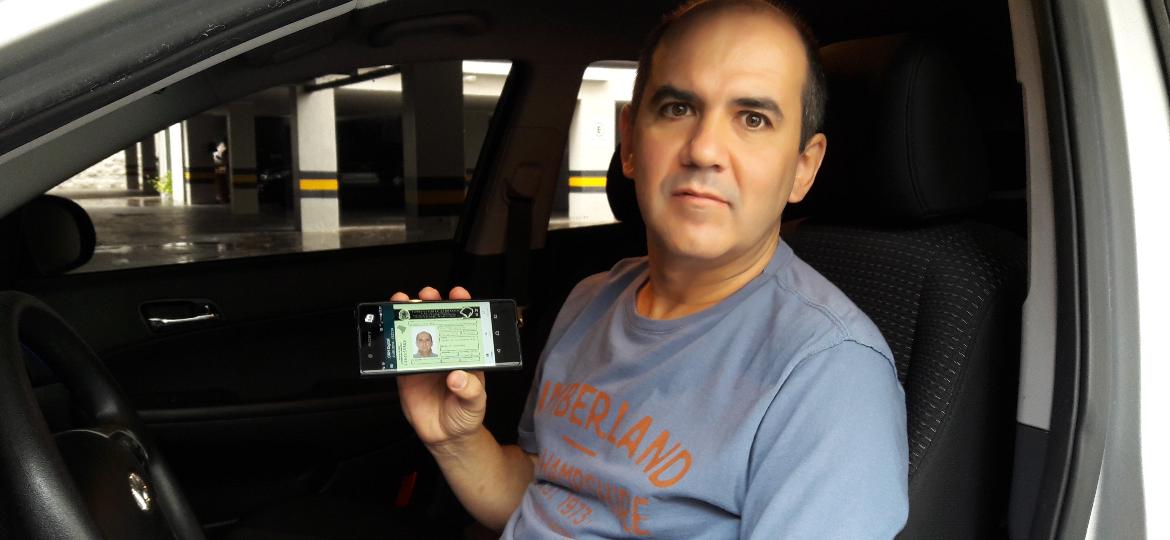 Fernando Lopes Maia, gaúcho, já possui CNH-e: "É mais lógico levar o celular em vez da carteira cheia de documentos". - Arquivo pessoal