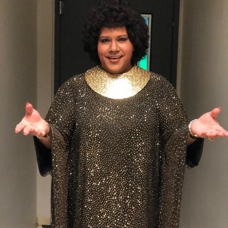 Tiago Abravanel encarna Glória Gaynor em "Show dos Famosos" - Marcos Freitas/Globo - Marcos Freitas/Globo