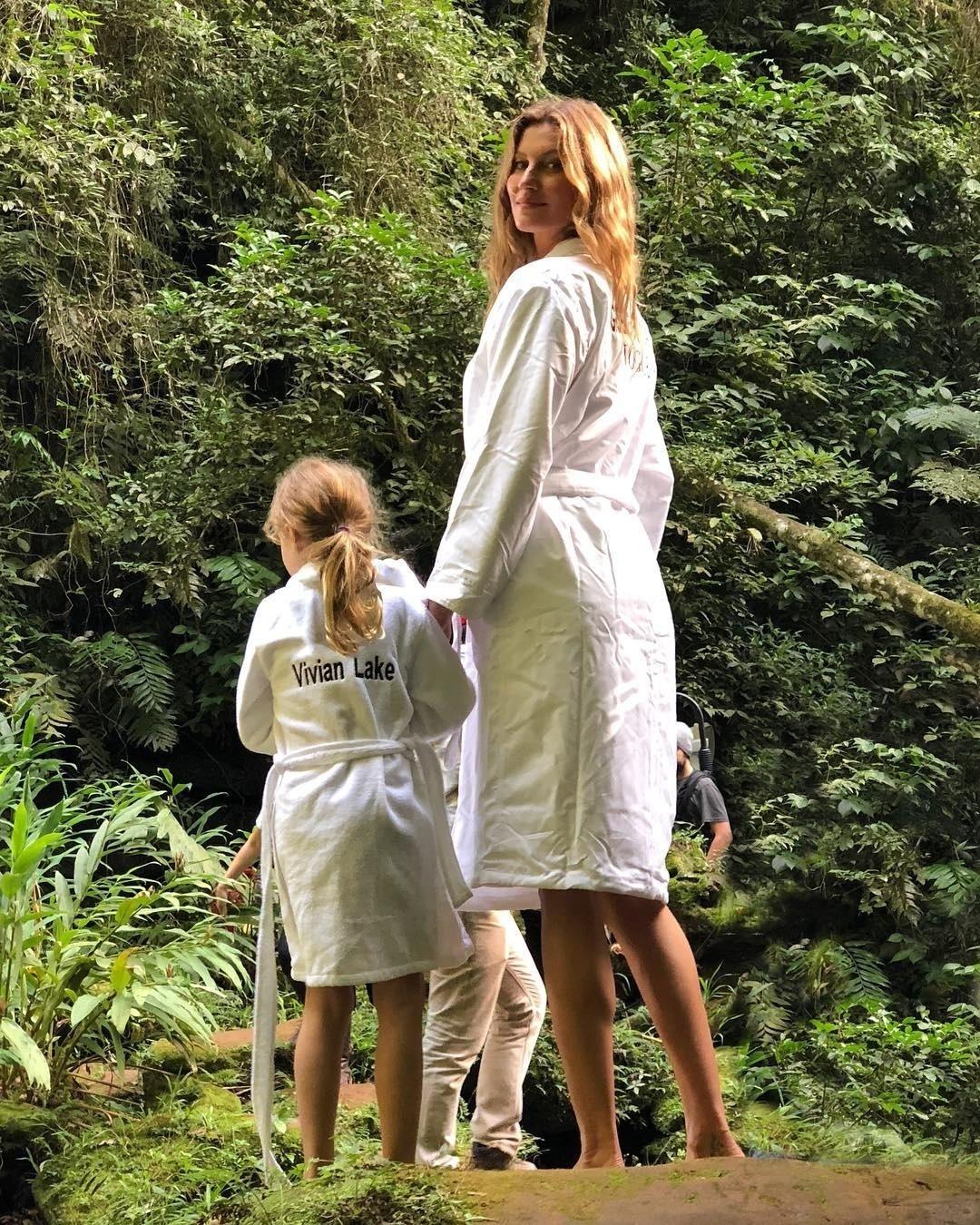 Gisele Bündchen e Vivian - Reprodução/Instagram