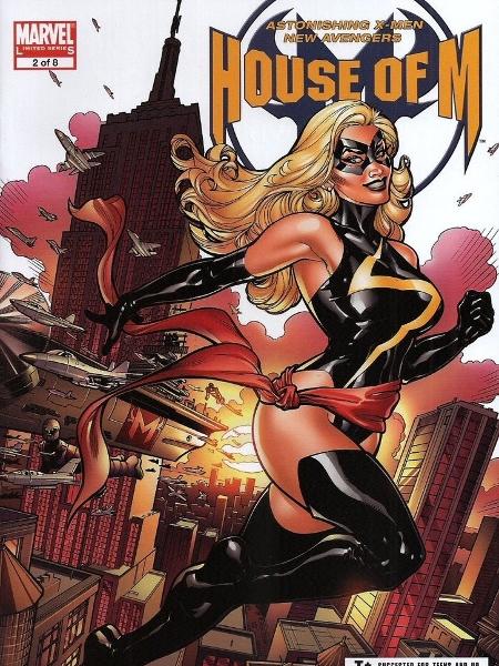 Como Ms. Marvel novamente, em edição de 2005 - Reprodução/Twitter - Reprodução/Twitter