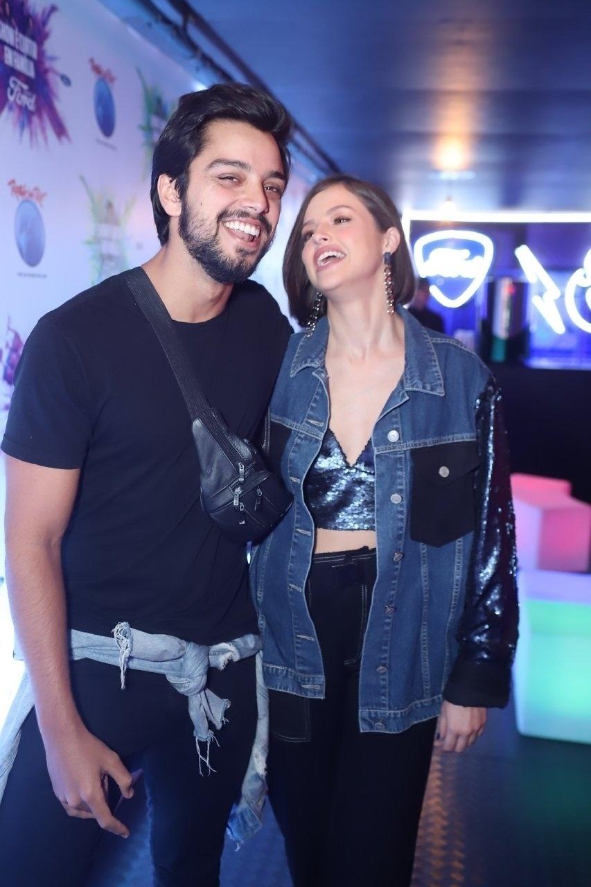 Rodrigo Simas e Agatha Moreira curtem o primeiro dia do Rock in Rio - Daniel Pinheiro/AgNews