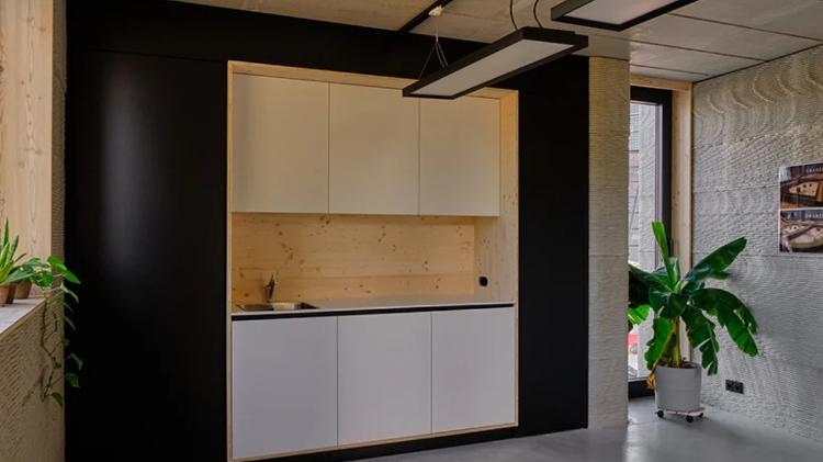 Casa feita por impressora 3D - Reprodução/Kamp C - Reprodução/Kamp C