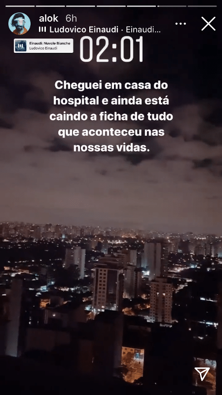 Alok refletiu nas redes sociais sobre os últimos acontecimentos de sua vida - Reprodução/Instagram - Reprodução/Instagram