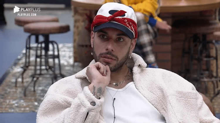 A Fazenda 2021: Gui Araujo após o retorno de Nego do Borel, seu indicado como fazendeiro - Reprodução/RecordTV - Reprodução/RecordTV