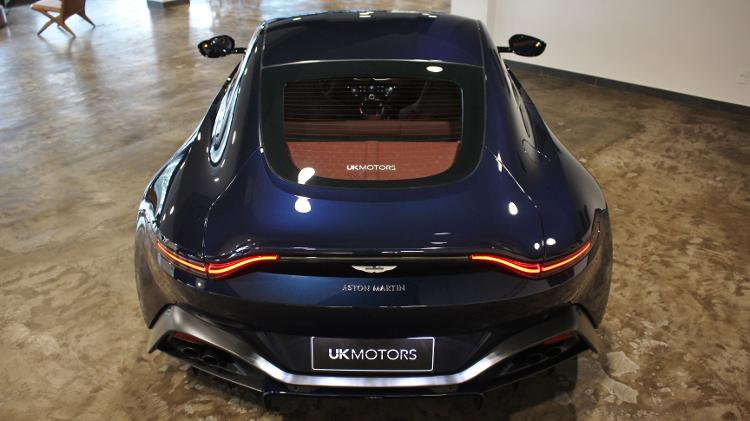 Aston Martin Vantage traseira - Edison Carvalho/Divulgação/Aston Martin São Paulo - Edison Carvalho/Divulgação/Aston Martin São Paulo