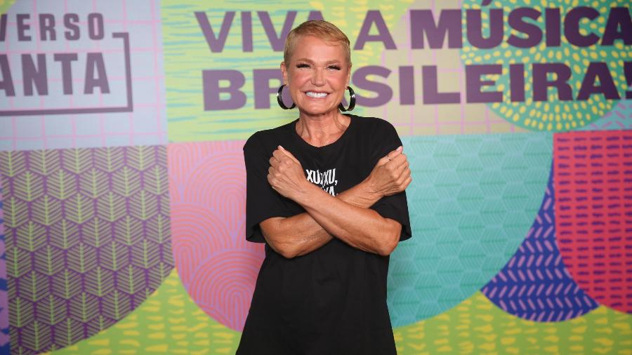 Xuxa nos bastidores do Universo Spanta, no Rio