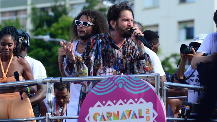 Saulo comandou trio no Carnaval de Salvador nesta terça-feira (13)