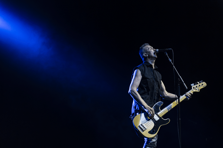 Craig Bloxom, vocalista do RSpys, durante o festival Australian Connection, em São Paulo