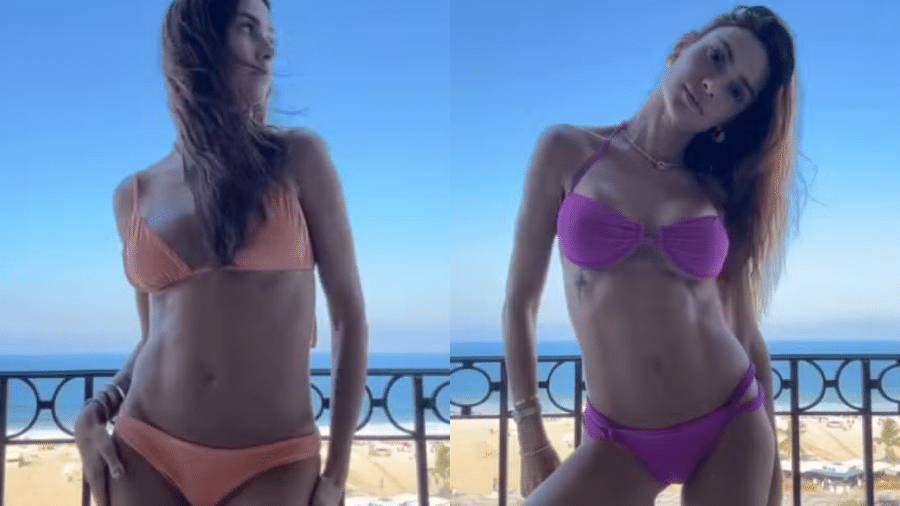 Thaila Ayala posa usando coleção de biquínis e recebe elogios Thaila Ayala posa usando coleção de biquínis e recebe elogios