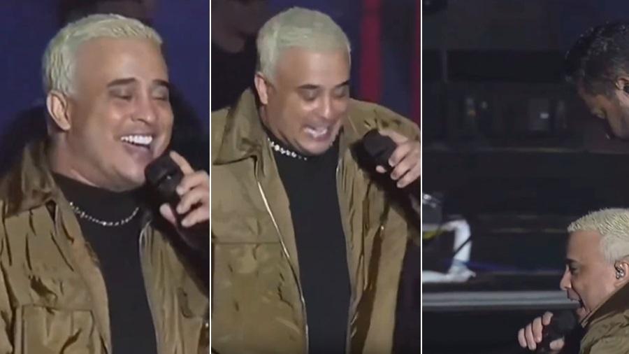 Kauan cai durante show no São João de Caruaru - Divulgação