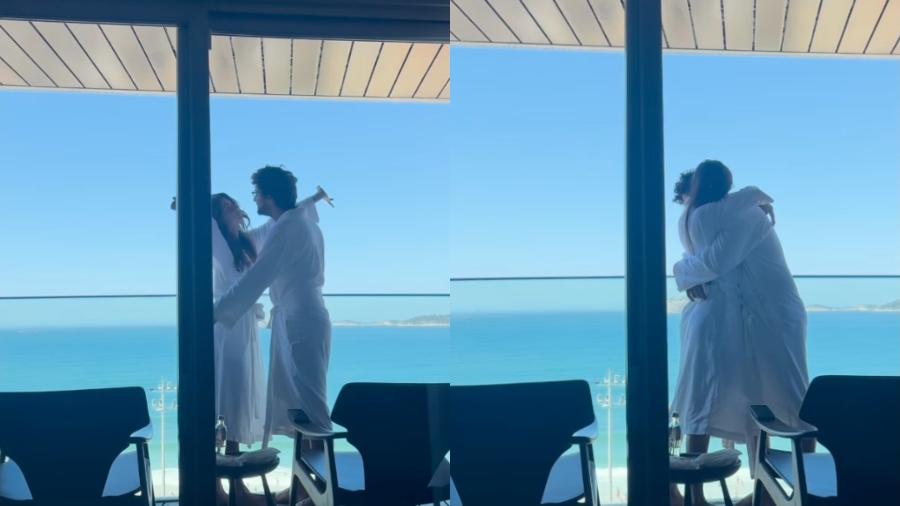 Thaila Ayala se declara para marido em 'bodas de açúcar' Thaila Ayala se declara para marido em 'bodas de açúcar'