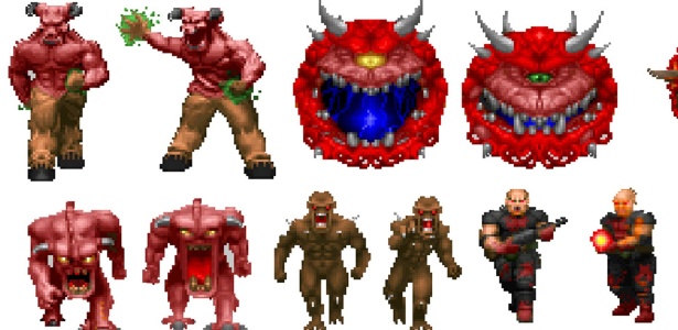 Os monstros de "Doom" estão entre as criaturas mais icônicas dos games - Reprodução