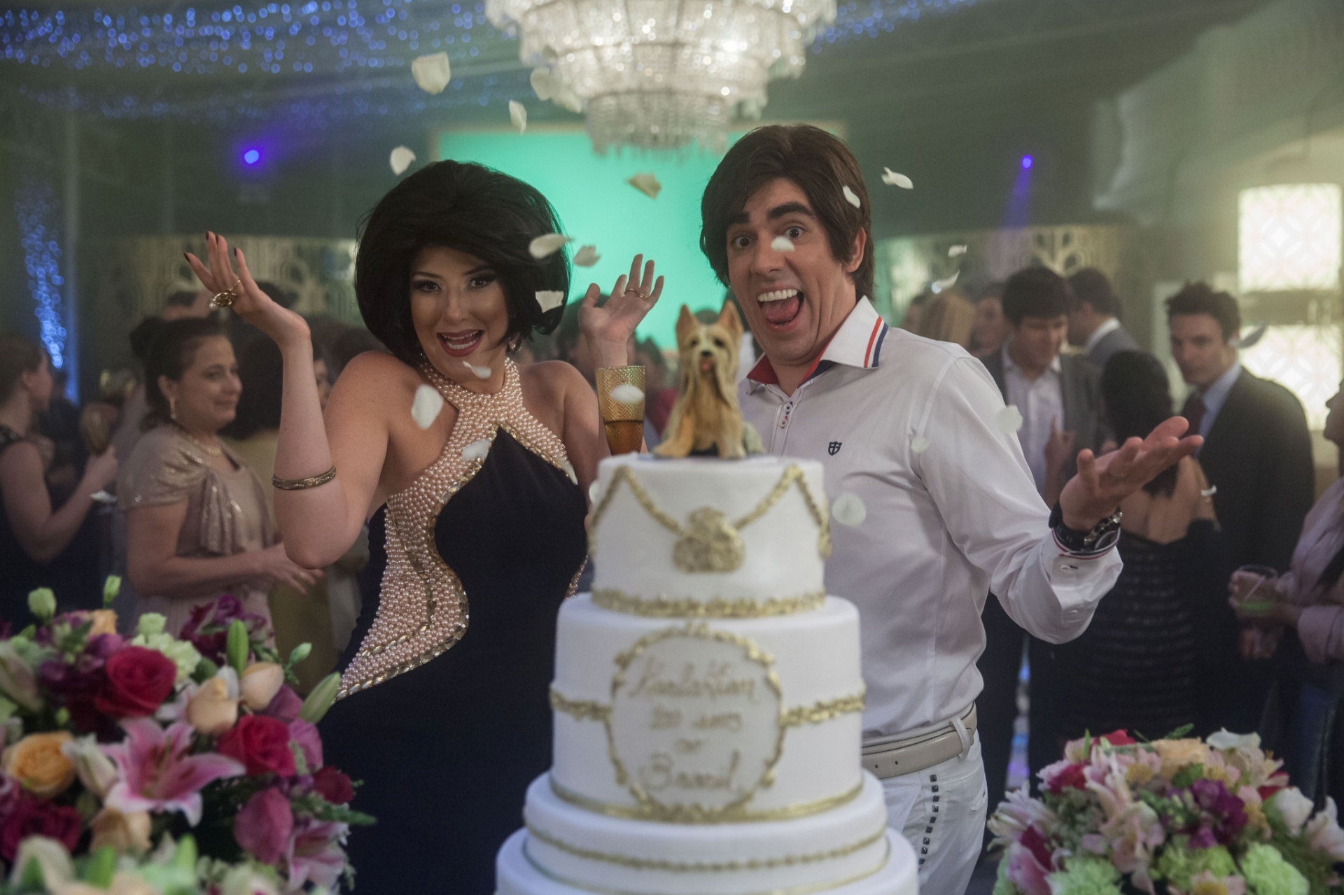 Maria Helena Karlakian (Dani Calabresa) e Tony Karlakian (Marcelo Adnet) em "Tá no Ar" - Pedro Curi/TV Globo