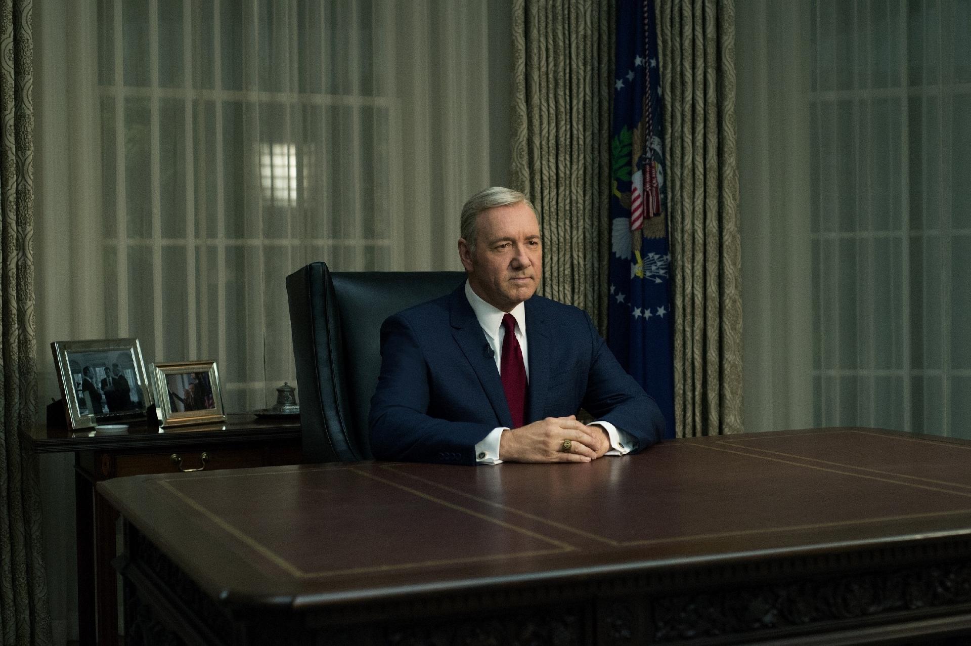 Cena da série "House of Cards" (2013) - Reprodução