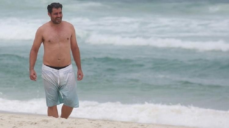 Thiago Larcerda vai a praia no Rio - Dilson Silva/Agnews - Dilson Silva/Agnews