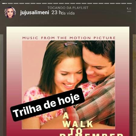 Juju Salimeni posta música enigmática após fim do casamento - Reprodução/Instagram Juju Salimeni - Reprodução/Instagram Juju Salimeni