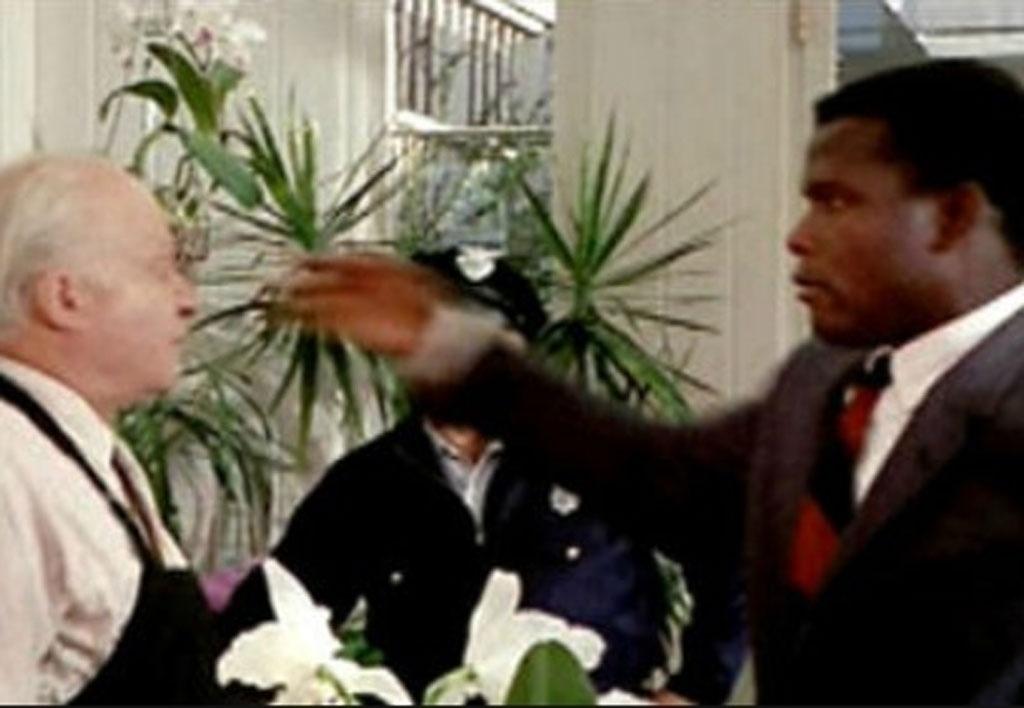 Sidney Poitier em "No Calor da Noite" (1967) - Reprodução