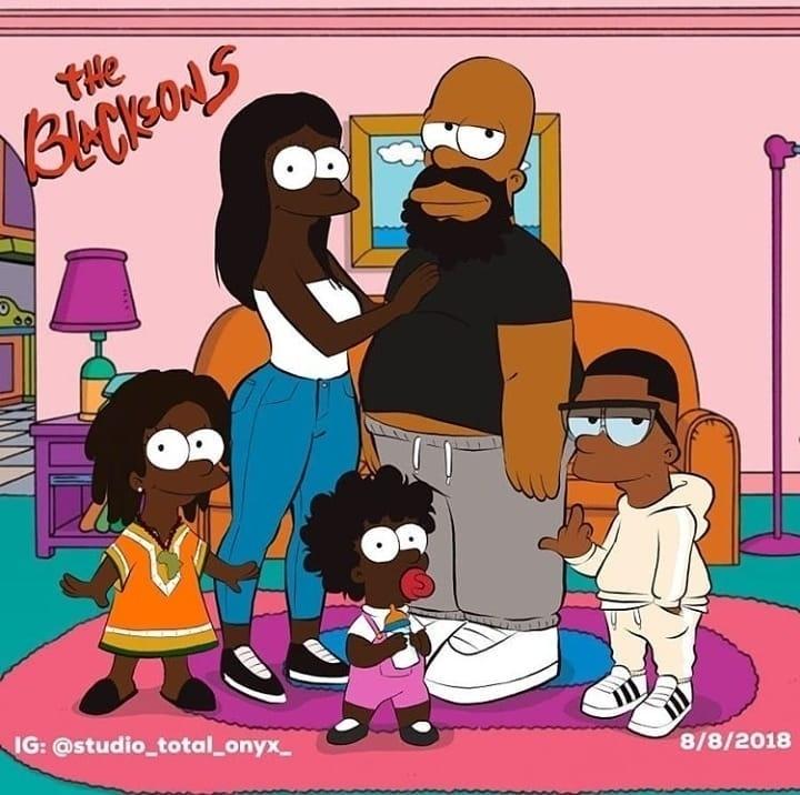 "Os Simpsons" - Tyron Handy/Reprodução Instagram